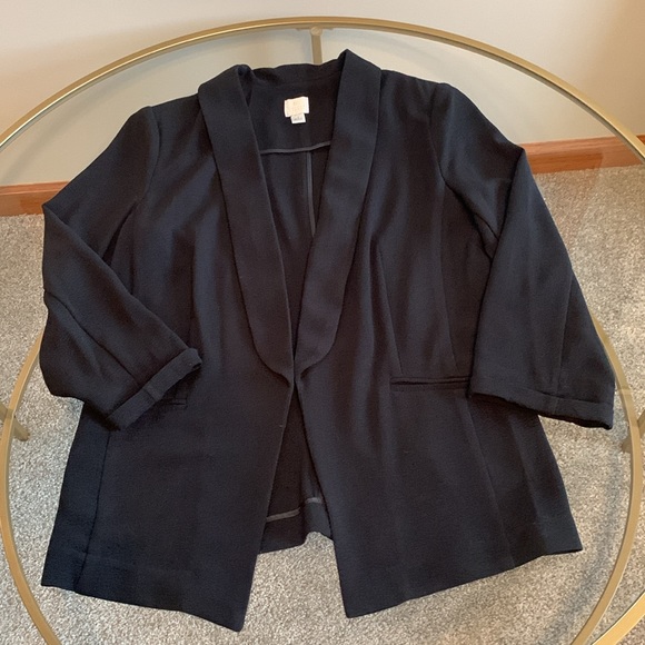 LC Lauren Conrad Black Open Blazer - Picture 13 of 16